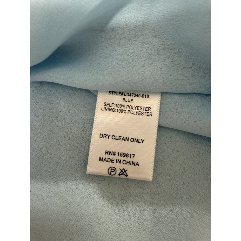 Altar'd State Floral Satin Tiered Sundress Dress Women's XL Light Blue Lined NWT - Picture 4 of 8
